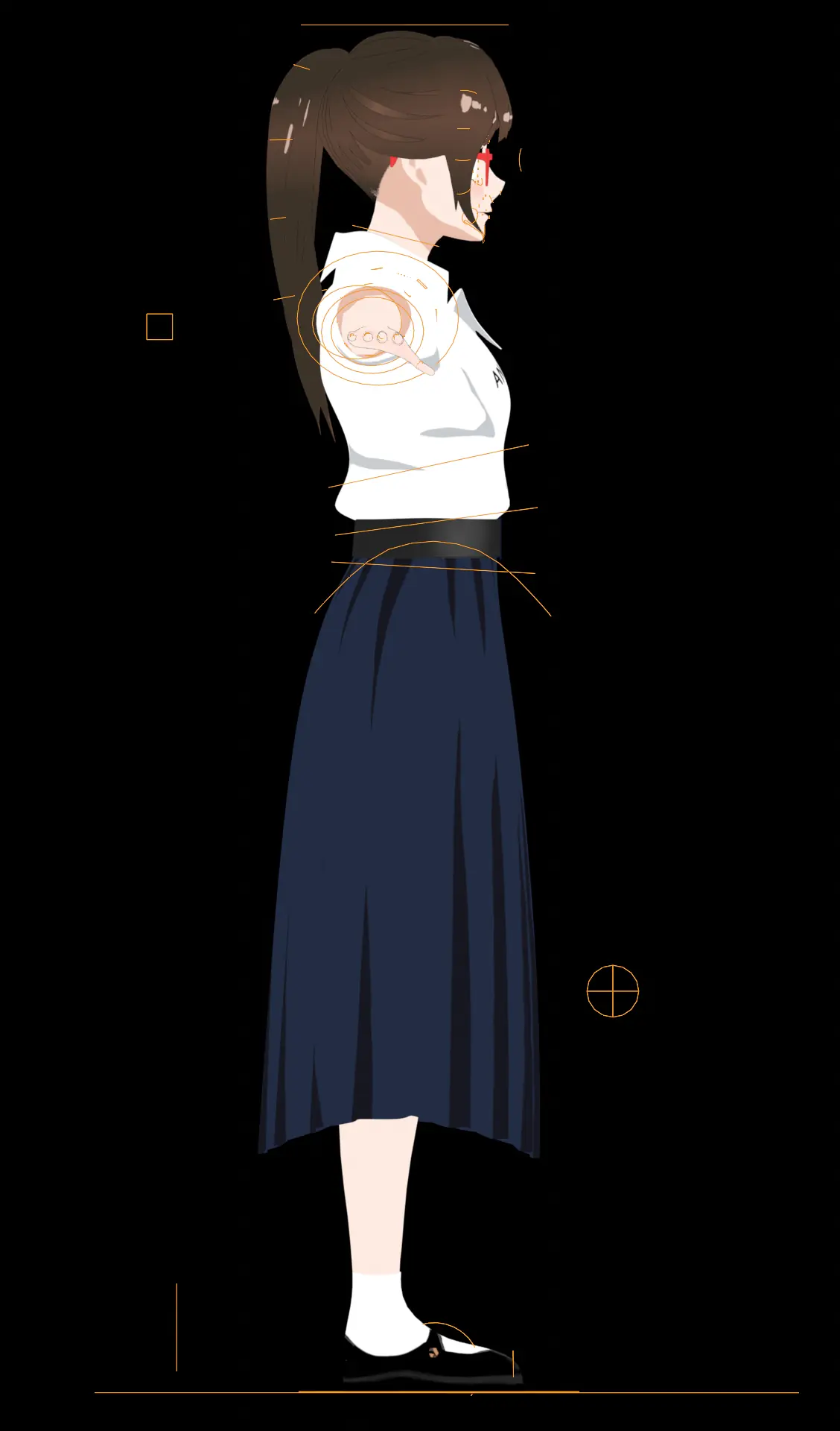 Character T-pose Side